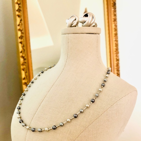 Vintage signed Monet Earrings & Napier Necklace - Picture 2 of 13